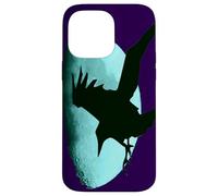 Notturnal Raven Once In A Blue Moon Halloween Art Custodia per iPhone 14 Pro Max