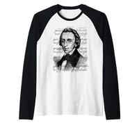 Notturno Op. 9 N. 2 Frederic Chopin Ritratto Pianista Maglia con Maniche Raglan
