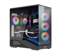 NOUA Cool GB200 Case Pc Gaming ATX Ventola PWM ARGB Type-C Nero/Blu