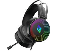 Noua Cuffie Gaming +Microfono Illuminazione Rainbow Rgb PS4 PS5 XBOX PC SWITCH