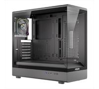 Noua Diamond CK100 | Case PC Gaming ATX Mid Tower | Ventola PWM Led ARGB | USB 3.0 | Supporto Raffreddamento Liquido 360 mm | Doppio Vetro Temperato Continuo - Nero