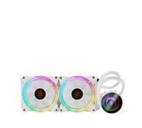 DISSIPATORE A LIQUIDO 240MM BIANCO ARGB TDP 200W VENTOLE PWM INTEL 1200 AMD AM4