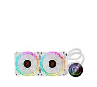 DISSIPATORE A LIQUIDO 240MM BIANCO ARGB TDP 200W VENTOLE PWM INTEL 1200 AMD AM4