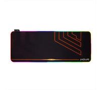 Noua Dusk Tappetino Mouse Gaming RGB Grande Mouse Pad 14 Effetti Luce XXL 800x300x4mm Superficie Liscio Base in Gomma Antiscivolo Per Computer, PC e Laptop