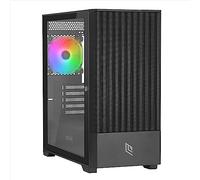 NOUA FOBIA L101 - CASE MICRO ATX - NERO - PANNELLO LATERALE IN VETRO - VENTOLA ARGB PREINSTALLATA