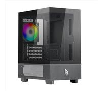NOUA FOBIA L201 - CASE MINI TOWER - DOPPIO VETRO TEMP. - VENTOLA PREINSTALLATA - ARGB - DISSIPAZIONE A LIQUIDO