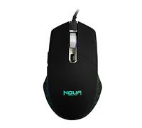 Noua Mouse Gaming Neon R Usb Nero Led Con Rotella Scorrimento