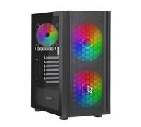 NOUA ORIZON M101 - CASE MID TOWER - NERO - VENTOLA ARGB - SUPPORTA DISSIPAZIONE A LIQUIDO