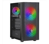 4871997 CASE MID-TOWER NO PSU ORIZON M101 1 USB3 2USB2 VETRO TEMP. RGB FAN BLK