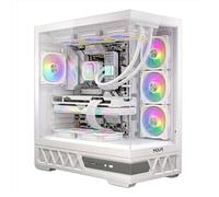 Noua Orizon MK100 | Case PC Gaming ATX Mid Tower | Ventola PWM Led ARGB | USB 3.0 e Type-C | Supporto Raffreddamento Liquido 360 mm | Vetro Temperato e Mesh | Bianco