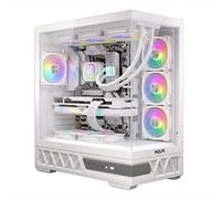 Noua Orizon MK100 | Case PC Gaming ATX Mid Tower | Ventola PWM Led ARGB | USB 3.0 e Type-C | Supporto Raffreddamento Liquido 360 mm | Vetro Temperato e Mesh | Nero