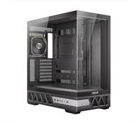 Noua Orizon MK100 | Case PC Gaming ATX Mid Tower | Ventola PWM Led ARGB | USB 3.0 e Type-C | Supporto Raffreddamento Liquido 360 mm | Vetro Temperato e Mesh | Nero