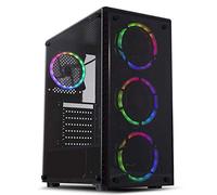 Noua Utopia FS100 | Case Gaming ATX Mid-Tower con Vetro Panoramico | Ventola ARGB Preinstallata e Strip LED | Supporto Radiatore da 360mm
