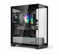 NOUA Utopia FS100 Case Pc Gaming ATX Tower Ventola PWM ARGB Back-Connect Silver