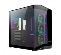 Noua Vision ZK500 | Case PC Gaming ATX Mid Tower | 4 Ventole PWM ARGB Preinstallate | Struttura Doppia Camera | Supporto Raffreddamento Liquido 360 mm