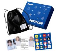 NouerA - POP IT LIKE 3rd Mini Album (MD Ver.) Package + Playing Ball + Drawstring Bag + QR Card + User Guide + Concept Photocard Set Official K-POP Sealed Album