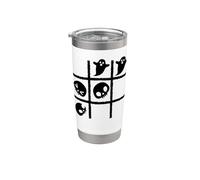 Noughts And Crosses Divertente Halloween Gioco Da Tavolo Costume Pigro Bicchiere termico in acciaio inox doppia parete