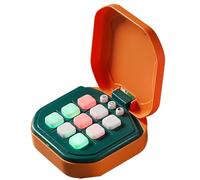 Noughts and Crosses Game | 10,5 cm Game portatile elettronico | 120G Game Tic-Tac Tic-Tac | Allenamento interattivo per il cervello giocattolo educativo, giochi di viaggio portatili per bambini