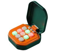 Noughts and Crosses Game | 10,5 cm Game portatile elettronico | 120G Game Tic-Tac Tic-Tac | Allenamento interattivo per il cervello giocattolo educativo, giochi di viaggio portatili per bambini