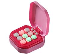 Noughts and Crosses Game | 10,5 cm Game portatile elettronico | 120G Game Tic-Tac Tic-Tac | Allenamento interattivo per il cervello giocattolo educativo, giochi di viaggio portatili per bambini