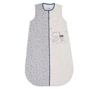 Noukies BB1610.26 Guss & Victor Biancheria per Lettino Sacco Nanna, Bianco/Grigio Perla, 90 cm