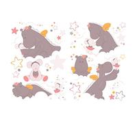 Noukies BB1620.88 Mia & Victoria Stickers Deco, Rosa