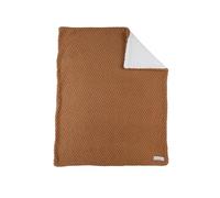 Noukie's - Coperta a maglia con Sherpa - Mix & Match - Caramello - 75 x 100 cm