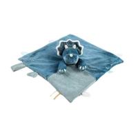 Noukie's - Doudou Bambino - Doudou in Veloudoux - Ops Le Triceratops - Multifunzionale - Blu - 1 Unità