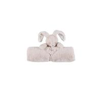 NOUKIE'S - Doudou XXL per bambini - Beige - Coniglio Moka - Peluche con coperta - Regalo Nascita