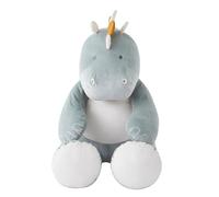 Noukie's Peluche Gigante Stegi-Doudou in Cotone Bio-Misura Adatta ai Bambini (80 cm), Colore Eucalipto, Baby, N2112.80