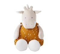 Noukie's Peluche Gigante Tiga-Doudou in Cotone Bio-Misura Adatta ai Bambini (90 cm), Colore Beige, N2113.80