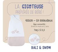 Noukie's - Sacco nanna - 100 cm - TOG 2-3,5 - Veloudoux - Bali & Snow