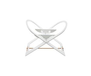 Noukie's - Supporto per culla in legno dipinto, colore: bianco