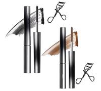 Nour Iron Wand Mascara, Nour Iron Mascara, Nour - Iron Wand Mascara, Iron Wand Mascara, Metal Rod Mascara, 3D Curling Iron Mascara, Waterproof, Flake Proof, Long Lasting (mix)