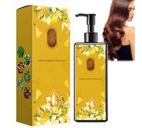 Nourishing Plant-Based Hair Color,Plant Based Hair Dye,Floral Dye,Long-Lasting & Natural Hair Color Shampoo for Gray Coverage,Adds Shine (Chestnut Brown)