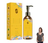 Nourishing Plant-Based Hair Color Regular - Soilzen Single-Dose Floral Fragrance Hair Dye, Simply Apply It like Shampoo for an Effortless At-Home Color Change, Covering Gray Hair (Dark Brown)