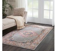 NOURISON Passion Tappeto, Poliestere, Grigio, 175 x 114 x 1 cm