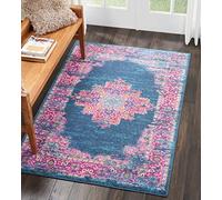 NOURISON Passione Tappeto, Poliestere, Blu, 175 x 114 x 1 cm