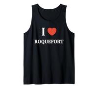 Nourriture Roquefort Fromage Humour i Love Roquefort Canotta