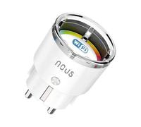 Nous A1 WiFi 16A Intelligente Presa con misuratore consumo elettrico, protezione sovratensione, temporizzatore, controllo remoto senza hub, Alexa, Google Home, Tuya Smart life 1 pezzo solo 2,4 GHz