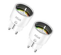 NOUS A1T Presa Intelligente Tasmota, Compatibile con Alexa, Google Home, Home Assistant, Tuya, Domotica Casa Intelligente con Monitoraggio Energetico, Prese WiFi Smart per Domotica, 2.4G