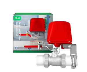 NOUS L3 Valvola dell'acqua Wifi elettrica, compatibile con Google Assistant, Amazon Alexa, Tuya smart life timer giardino irrigazione intelligente, valvola dell'acqua WLAN, 2,4 GHz