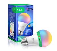 NOUS P3Z, Zigbee Lampadine Led E27 Luce Calda Fredda, Tuya Smart Life Luci Led Rgb, Lampadina Compatibile con Alexa, Google Home Assistant, M2QTT, Luce Intelligente Dispositivi Lampade