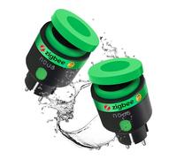 NOUS Presa Zigbee, Presa Intelligente da Esterno IP44, Presa con Contatore, Compatibile con Accessori Alexa, Dispositivi Smart Home, Google Home, Smart Life, 2MQTT, Pack of 2, 16A