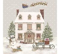 Nouveau 75527, Tovaglioli di Carta Monouso, Winter Wonderland, 20 pezzi 3 strati - 33 x 33 cm