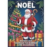 Nouveau Coloriage par numéros Livre de coloriage: Livre de coloriage par numéros relaxant | Motifs modernes, faciles et apaisants pour adultes