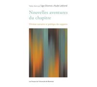 Nouvelles aventures du chapitre: Division narrative et poétique des supports