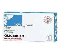 Nova Argentia - Glicerolo 18 Supposte da 2250 mg - Lassativo In Supposte