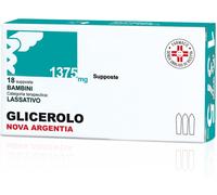 nova argentia Glicerolo Bambini 18 Supposte 1375mg
