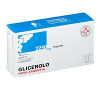 NOVA ARGENTIA GLICEROLO ARG*AD 18SUPP 2500MG